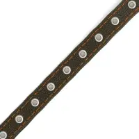 Ошейник брезентовый двухслойный, безразмерный, 50&times;2 см, ОШ 22-45 см