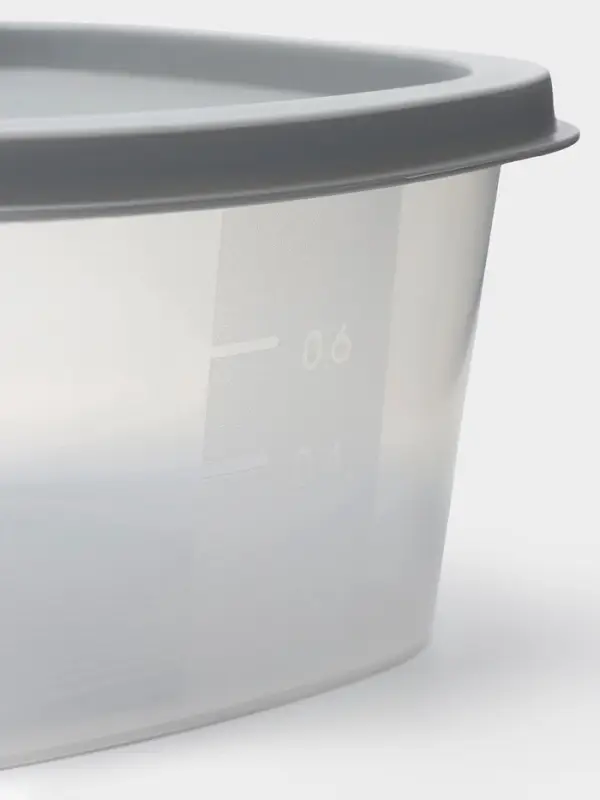 Набор пищевых контейнеров SparkPlast BioFresh, 5 шт.: 230 мл, 500 мл, 900 мл, 1.55 л, 2.65 л, пластик, крышка МИКС