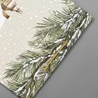 Пакет подарочный новогодний ламинированный, &laquo;Новогодний домик&raquo; , 26&times;12&times;32 см