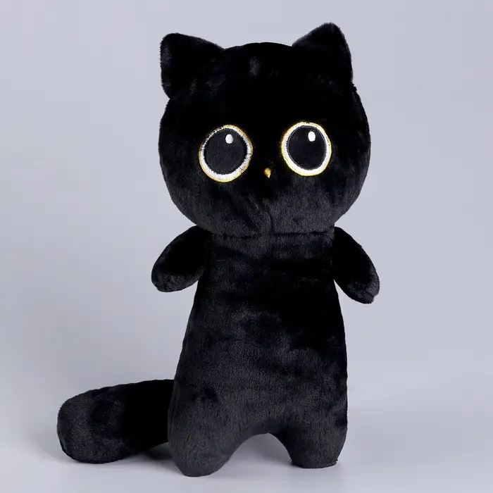 Мягкая игрушка &laquo;Кот&raquo;, 30 см, чёрная