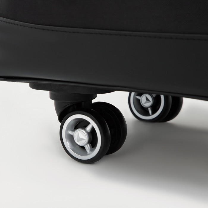 Сумка дорожная 20 Сумка дорожная 20" на колёсах, отдел на молнии, наружный карман, цвет чёрный