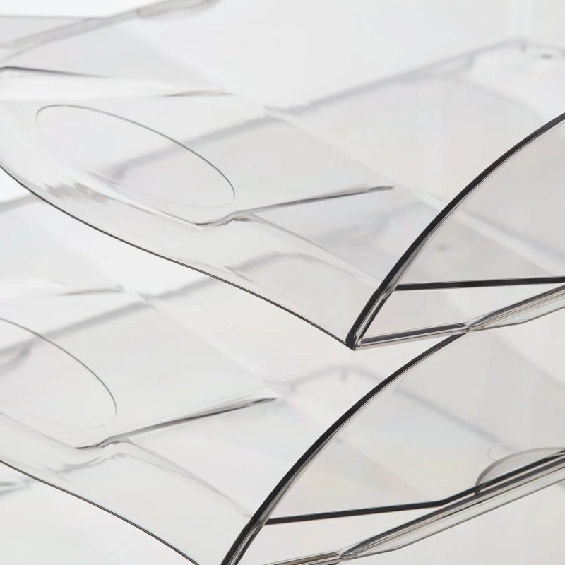 Лоток горизонтальный Attache 4шт/уп прозрачный тонированный тд_у