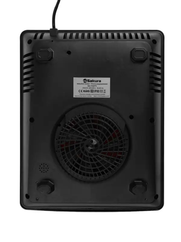 Плитка индукционная Sakura SA-7152FS, 2000 Вт, 1 конфорка, чёрная Плитка индукционная Sakura SA-7152FS, 2000 Вт, 1 конфорка, чёрная