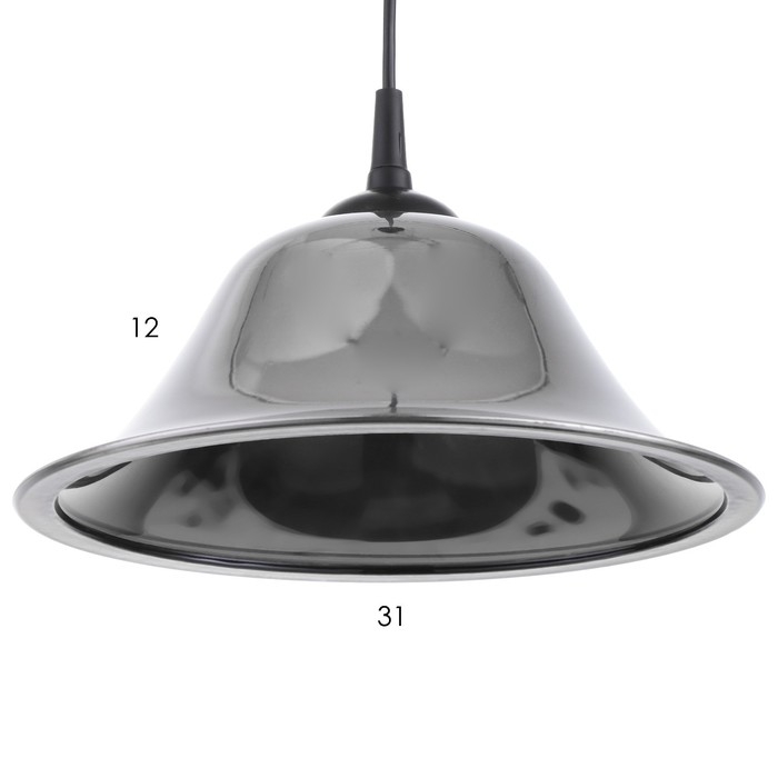 Светильник BayerLux Эльвира 1хЕ27 хром 30х30х12см Светильник BayerLux Эльвира 1хЕ27 хром 30х30х12см