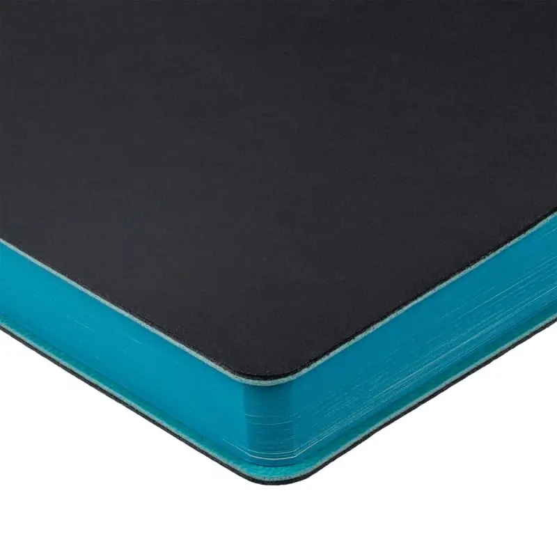 Ежедневник Flexpen Black, недатированный, черный с бирюзовым Ежедневник Flexpen Black, недатированный, черный с бирюзовым