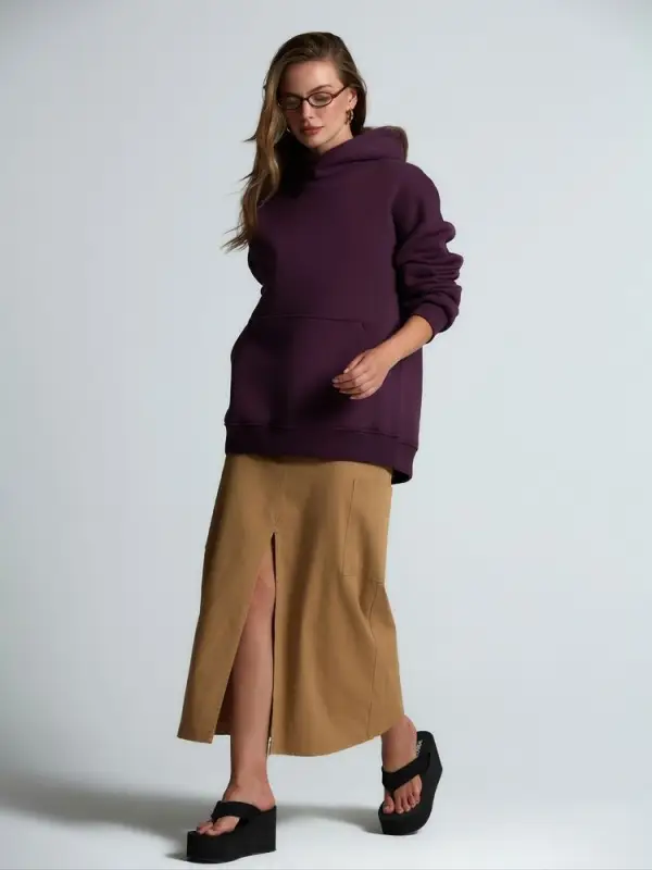 Худи Kulonga Oversize, фиолетовое, размер ХL/ХХL