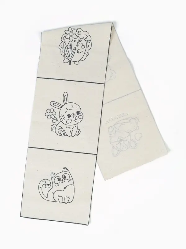 Набор для творчества. Вышивка на холсте Набор для творчества. Вышивка на холсте "Весёлая компания"