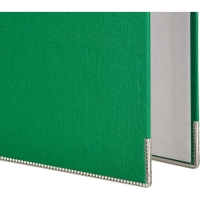 Папка-регистратор ATTACHE(ПВХ+бум)с мет.уголком,75мм,зеленая,ПБП1,карм.кор