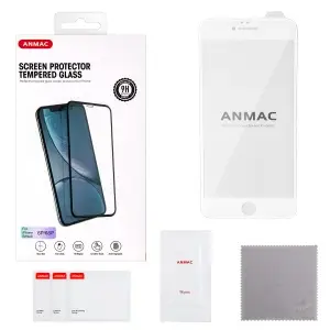 Защитное стекло для iPhone 6 Plus 3D ANMAC белое усиленное Арт. 1137185
