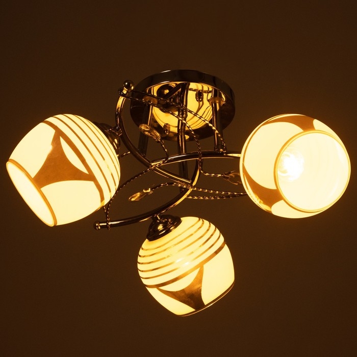 Люстра Люстра "Баффи" 3х40Вт Е27 Хром МОДЕЛЬ: 2751100