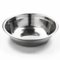 Миска металлическая эконом, 1.2 л, 23&times;6 см