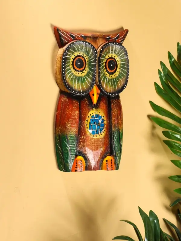 Настенное панно &laquo;Сова с узором&raquo;, 25&times;16&times;2 см, МИКС