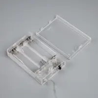 Гирлянда &laquo;Нить-грозди&raquo; 120 см, прозрачная нить, &laquo;Снежинки&raquo;, 30 LED, 4.5В, от батареек AAх3, свечение тёплое белое