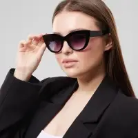 Очки солнцезащитные женские &laquo;OneSun. Кошачий глаз&raquo;, uv 400, градиент, фиолетовые