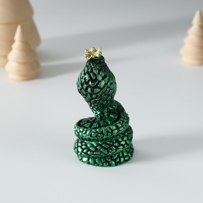 Сувенир полистоун Сувенир полистоун "Королевская кобра" МИКС 4х3,5х7,5 см