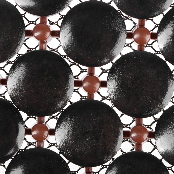 Накидка-массажер на сидение Nova Bright, с подголовником, черная, 132 х 52 см Накидка-массажер на сидение Nova Bright, с подголовником, черная, 132 х 52 см