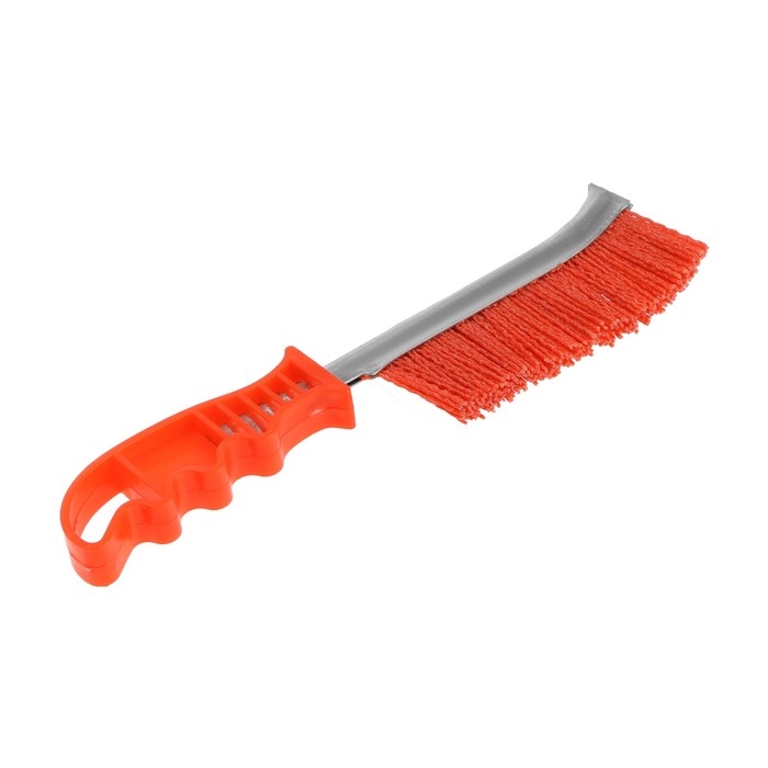 Щетка нейлоновая ручная ТУНДРА, пластиковая рукоятка Щетка нейлоновая ручная ТУНДРА, пластиковая рукоятка