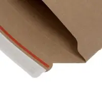 Пакет почтовый А4, 240&times;315 мм, картон, без подсказа, отрывная лента, 400 г/м&sup2;