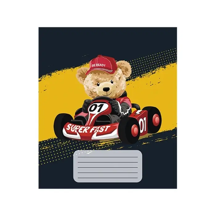 Тетрадь 18 листов в линию Calligrata «Мишки», обложка мелованная бумага, ВД-лак, блок офсет, белизна 95%, МИКС Тетрадь 18 листов в линию Calligrata «Мишки», обложка мелованная бумага, ВД-лак, блок офсет, белизна 95%, МИКС