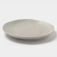 Тарелка Magistro Potter, d=26 см, фарфор, светло-серая