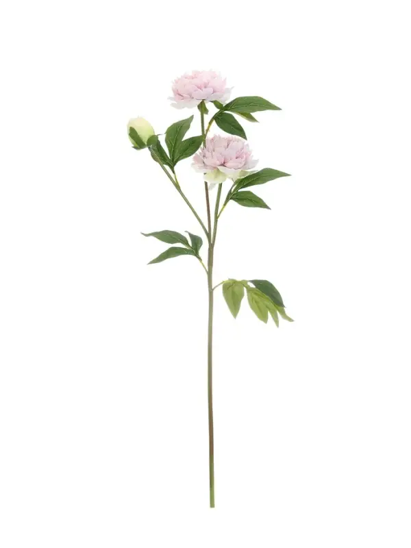 Цветы искусственные &laquo;Пион Беверли люкс&raquo;, h=60 см, светло-розовые