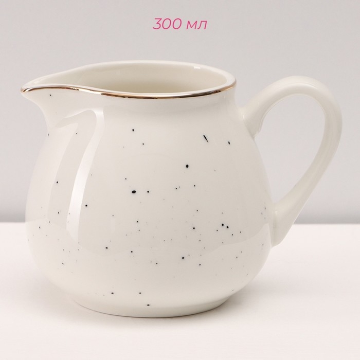 Сервиз фарфоровый чайный Доляна «Млечный путь», 15 предметов: 6 чашек 220 мл, 6 блюдец d=13,5 см, молочник 300 мл, сахарница 350 мл, чайник 1000 мл, цвет белый Сервиз фарфоровый чайный Доляна «Млечный путь», 15 предметов: 6 чашек 220 мл, 6 блюдец d=13,5 см, молочник 300 мл, сахарница 350 мл, чайник 1000 мл, цвет белый