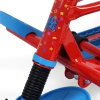 Снегокат &laquo;Twiny 1+&raquo; sportcar, со спинкой, голубой, красный, TW1+/SC Nika Kids