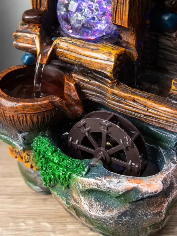 Фонтан Фонтан "Домик под деревом" 32х15х13 см (с подсветкой)