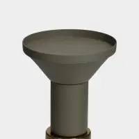 Подсвечник на 1 свечу текстурный &laquo;Графитовый&raquo;, 10.5&times;10.5&times;19.5 см