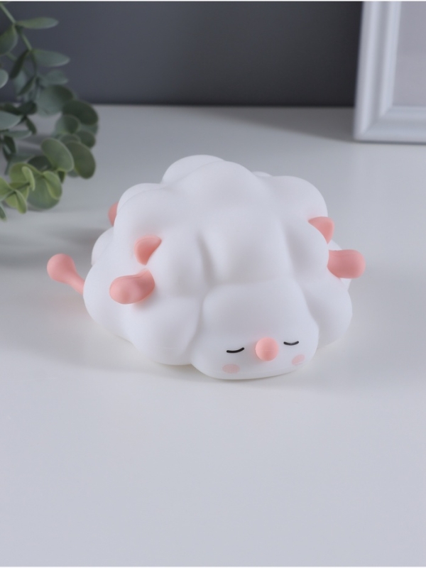 Ночник антистресс  Ночник антистресс "Барашек" 2Вт LED RGB USB 13,8х16,5х8см