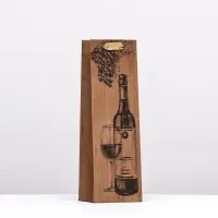 Пакет под бутылку «Идеальная пара », 10.5×33×8.5 см