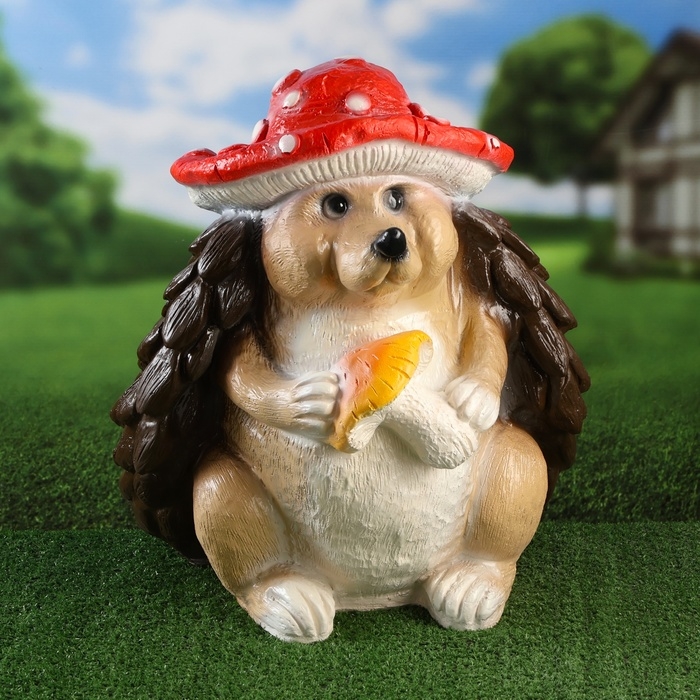 Садовая фигура  Садовая фигура "Ёж огр" 47х38х38 см