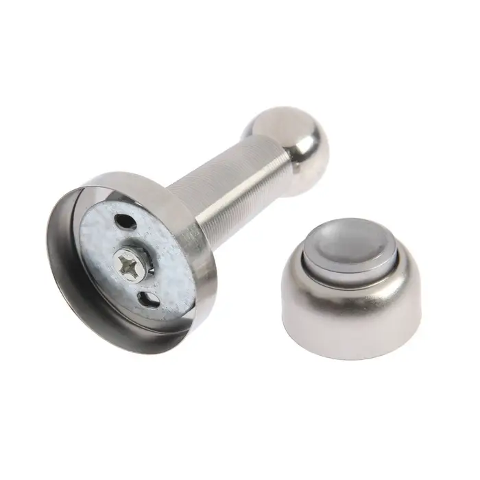 Упор дверной LOCKLAND, магнитный, цвет серебро