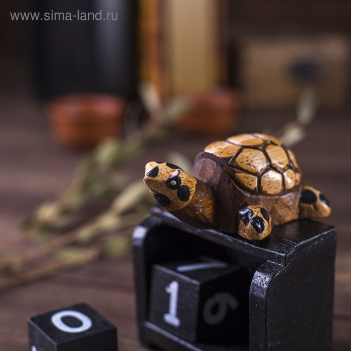 Настольный календарь Настольный календарь "Черепашка" 6,5х7х9 см