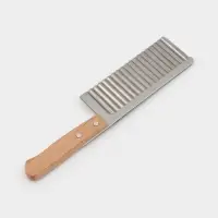 Нож для фигурной резки Доляна, 27&times;6 см, нержавеющая сталь, бежевый