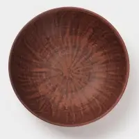 Салатник &laquo;Колос&lrm;&lrm;&raquo;, 1 л, 18.5&times;6 см, красная глина