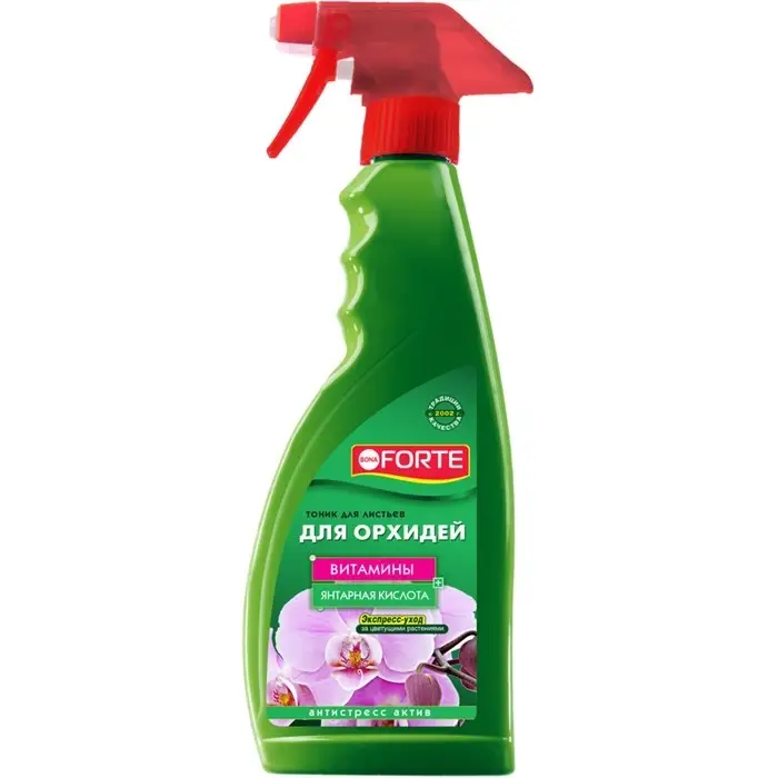 Тоник для листьев орхидей, 500 мл, спрей, Bona Forte