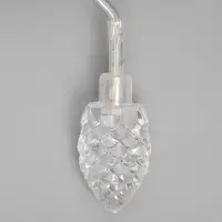 Гирлянда &laquo;Нить&raquo; 5 м с насадками &laquo;Шишки большие&raquo;, IP20, прозрачная нить, 20 LED, свечение мульти (RG/RB), мигание, 220 В