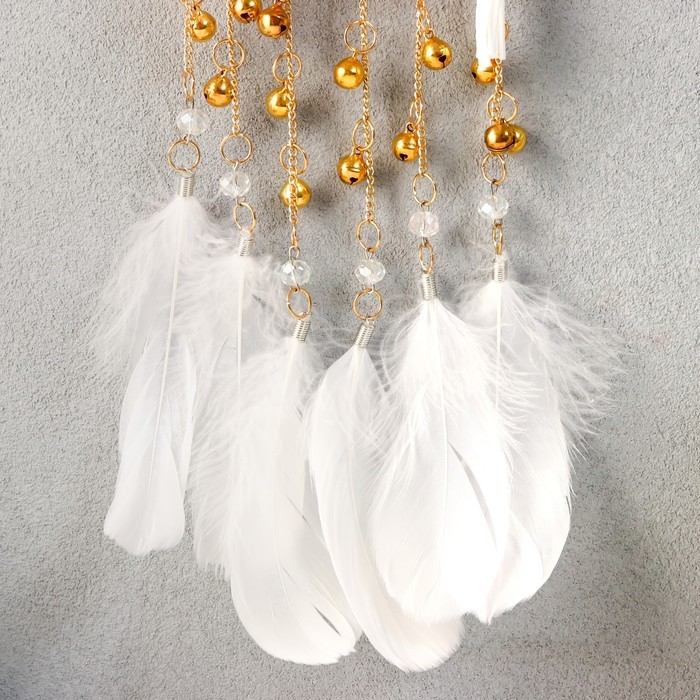 Ловец снов "Бабочки акварель" МИКС  внутр.диаметр 7,5 см d=15 см 40х15 см