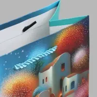 Пакет подарочный ламинированный "Город", S 18 x 23 х 10 см