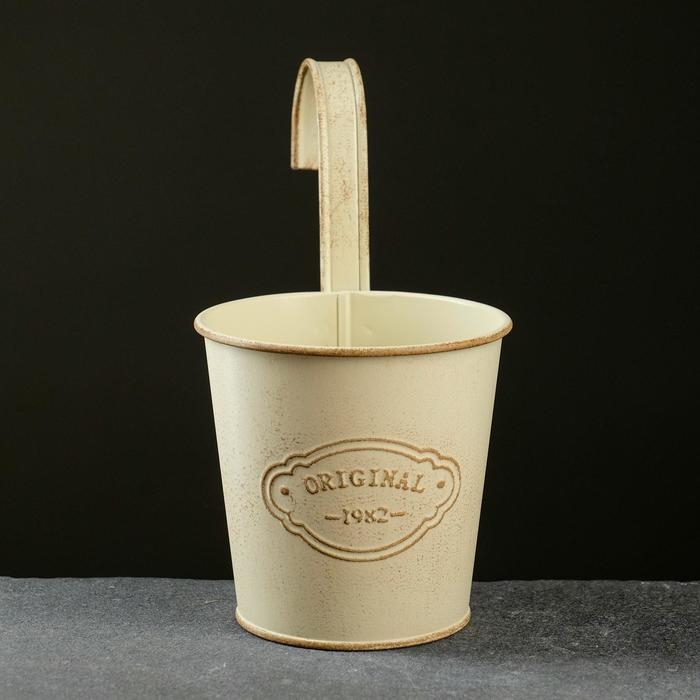 Кашпо подвесное «Ведерко Улла», 10×18 см, МИКС Кашпо подвесное «Ведерко Улла», 10×18 см, МИКС