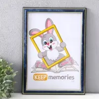 Фоторамка для фото 21&times;30 см Keep memories &laquo;Офис&raquo;, пластик, бирюза, (пластиковый экран)