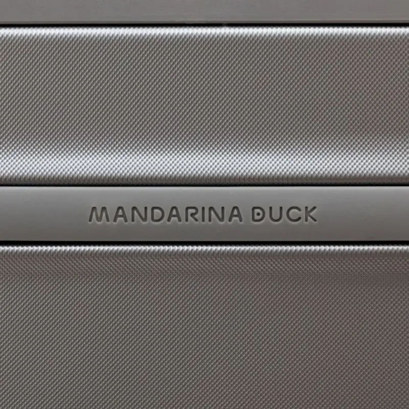 Чемодан Logoduck L, серебристый