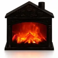 Камин светодиодный, 27&times;12&times;26 см, usb