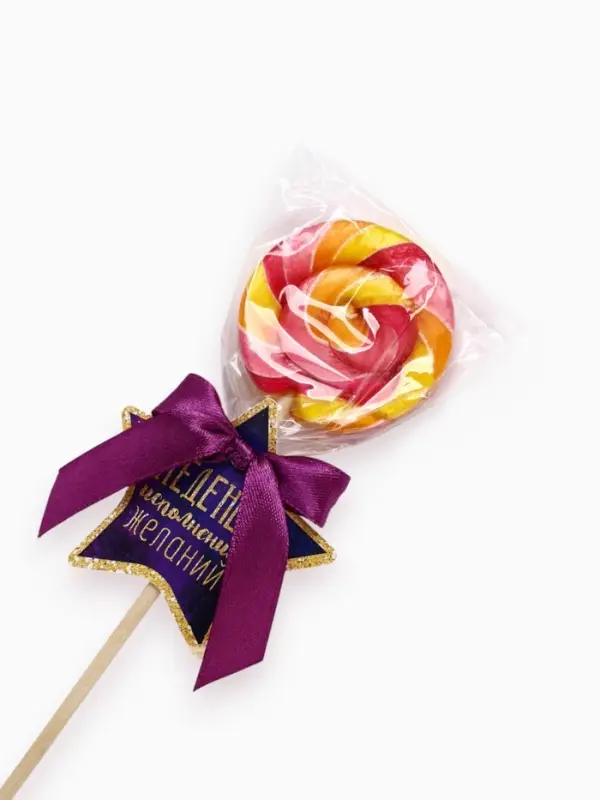 Леденец на палочке &laquo;Исполнения желаний&raquo;, вкус: дыня, 15 г