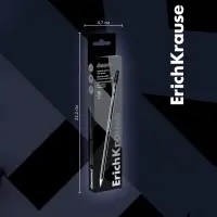 Карандаш чернографитный, ErichKrause «Megapolis», HB, d=2.2 мм, с ластиком, трёхгранный в коробке, дерево