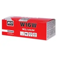 Лампа AVS Vegas 12V. W16W(W2,1x9,5d) BOX 10шт.