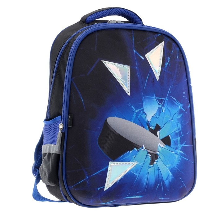 Рюкзак каркасный школьный Calligrata Рюкзак каркасный школьный Calligrata "Шайба на льду", 39 х 30 х 14 см