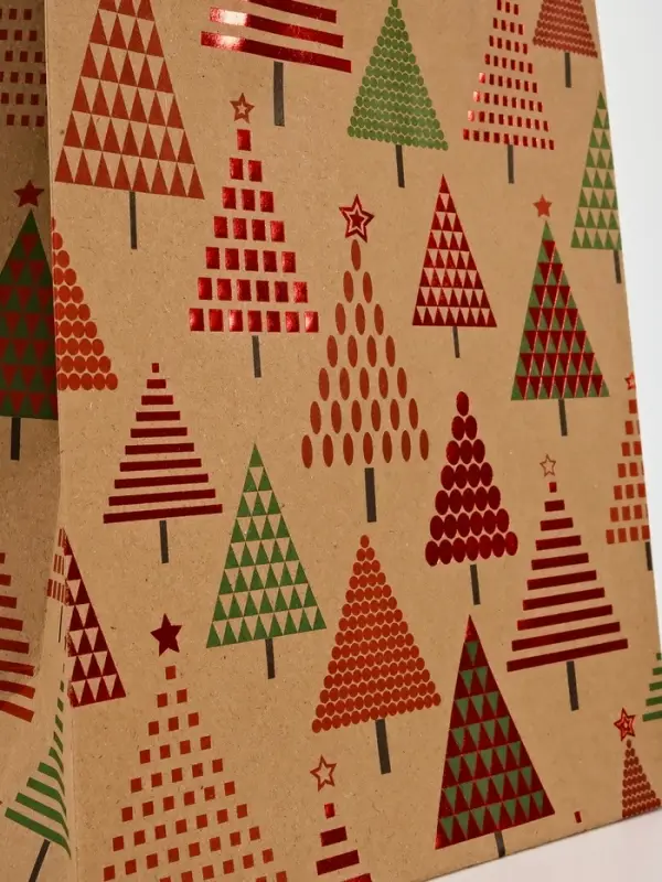 Набор подарочных пакетов &laquo;Новогодний&raquo;, 3 шт,  25&times;4&times;30.5 см, 30&times;40&times;11,5 см, 18&times;23&times;10 см