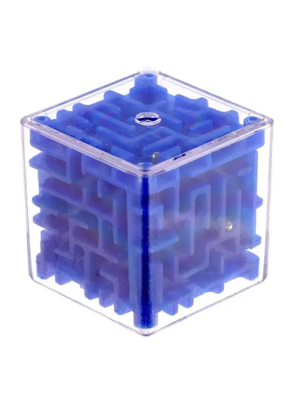 Головоломка - лабиринт &laquo;Кубик&raquo;, 3&times;3 см, МИКС